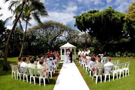 View Of Wedding At Hale Koa Hotel In Hawaii Hawaii Wedding