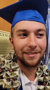 If you can't tell, he was thrilled to sit through graduation @reg10311031  #graduation #highschool