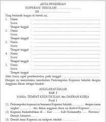 Surat resmi terdiri dari kop surat, nomor, lampiran, perihal, serta adanya tanda tangan dan stempel khusus. 4 Tahap Lengkap Cara Mendirikan Koperasi Sekolah Dan Contohnya