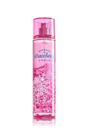Bourbon Strawberry Vanilla Fine Fragrance Mist Signature Collection Bath And Body Works Perfume Bath And Body Works Bath And Body Care