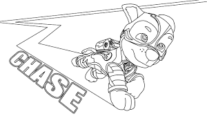 Free printable paw patrol mighty pups coloring pages. Paw Patrol Mighty Chase Coloring Paw Patrol Drawing Paw Patrol Paw