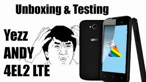 Unboxing & Test - Yezz Andy 4EL2 LTE ...