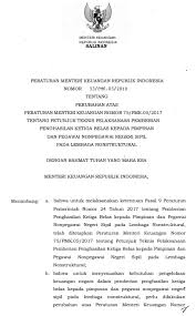 Pmk Nomor 53 Pmk 05 2018 Tentang Tentang Juknis Pemberian Gaji Ke 13 Kepada Pimpinan Dan Pegawai Nonpegawai Negeri Sipil Pada Lem Pimpinan Pendidikan Keuangan