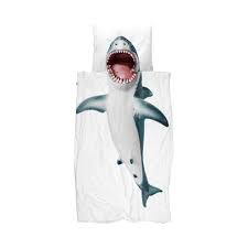You can find many species of fish and this type of shark. Snurk Bettwasche Hai 135 X 200 Bei Kinder Raume