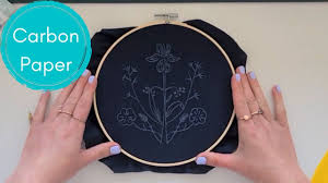 Highlighting six techniques to transfer an embroidery or needlepoint design to fabric so you can start stitching, and provide why you'd use each one. How To Transfer Embroidery Patterns To Dark Fabric Dressmakers Carbon Paper Youtube In 2021 Carbon Paper Embroidery Patterns Carbon Paper Transfer