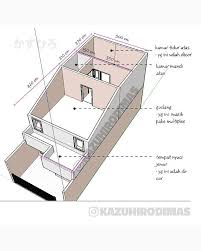 Dengan desain yang cukup menarik, tidak kalah dengan rumah yang lebih besar lahannya. Desain Luar Biasa Rumah 2 Lantai Luas Tanahnya Cuma 60 M
