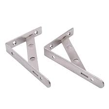 These 19mm handrail brackets are available in either polished stainless steel or satin stainless steel. 2pcs Shelf Support Bracket Heavy Duty High Load Wall Brackets Buy At A Low Prices On Joom E Commerce Platform