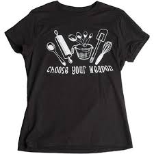Ann Arbor T Shirt Co Choose Your Weapon Cute Funny Baking Cooking Humor Ladies T Shirt Walmart Com Funny Baking Shirts Cooking Shirts Baking Humor