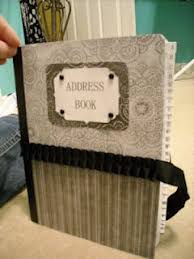 Do it yourself address book. Nik S Naks Diy Address Book Diy Book Diy Journal Book Crafts