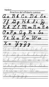 The more you practice writing in cursive, the more. Cursive Alphabet Practice Sheets English Spanish With Letter N