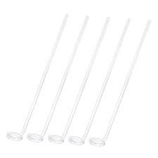 ULTECHNOVO 5pcs Glass Rod Laboratory Stir Rod Chemistry Experimental  Stirring Rod Kitchen Stir Rod Stirring Sticks