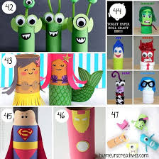 Ah occuper les enfants, c'est ma question de chaque soir ! 80 Bricolages Pour Enfants A Faire Avec Des Rouleaux De Papier Toilette