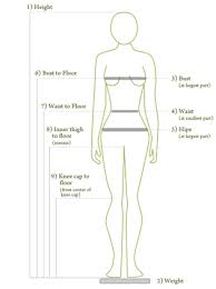 Body Measurement Template Online Charts Collection