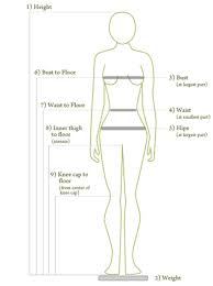 Body Measurement Template Online Charts Collection