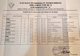 √ download pembahasan soal usbn 2019 mapel kimia, fisika, biologi, matematika, ppkn, ekonomi, sejarah, geografi, sosiologi, bahasa indonesia, inggris, pkwu, sbk. Jadwal Usbn Sma 2019 Sma Fons Vitae 2 Marsudirini Jakarta