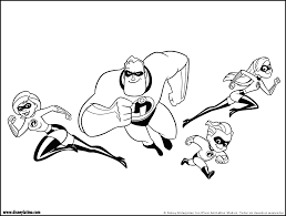 Simply click on each link to access a pdf file to download and. Incredibles Coloring Page Coloring Home