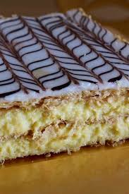 Millefeuille Is A French Pastry Prepared With 3 Layers Of Puff Pastry And 2 Layers Of Pastry Cream And Th Napoleon Dessert French Pastries Dessert Ingredients