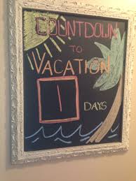 Tux, the diy enthusiast and home chef behind the blog brooklyn homemaker despised the kitchen in his rental because it was not pretty and worse, felt outdated. Countdown To Vacation Chalkboard Chalkboard Wall Art Chalkboard Drawings Chalkboard Art