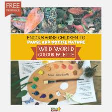 Nature Activity For Kids Wild World Colour Palette