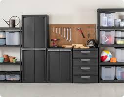 It is also strong enough for your garage or workshop, and is small enough to fit in plenty of spaces. Sterilite 0142 4 Shelf Cabinet