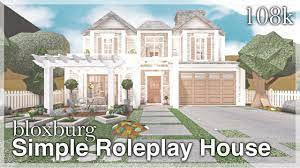Bloxburg Simple Roleplay House Speedbuild My House Plans Bloxburg Houses House Bloxburg