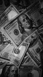 100 Dollars Money Wallpaper Iphone Black And White Picture Wall Black Wallpaper