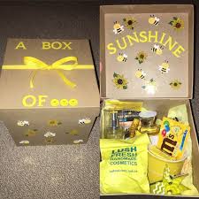 Birthday Diy Gift Box Ideas For Best Friend Box Of Sunshine Gift Box Ideas Sunshine Gift Sunshine Gift Box Birthday Gifts For Best Friend