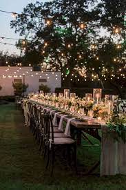 15 simple dinner party ideas. Small Wedding Dinner Ideas 125 Lichterketten Hochzeit Hof Hochzeit Hochzeit Draussen