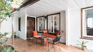 The outdoor rug* under the table on my back deck really helps to define the space and makes it feel like a real outdoor room. 50 Stylish Covered Patio Ideas