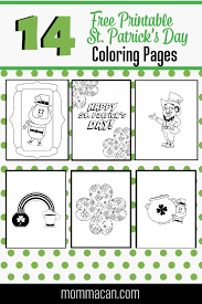 Feel free to reproduce these pages for classroom use. Free Printable Happy St Patrick S Day Coloring Pages Momma Can