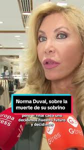 Norma Duval no puede evitar emocionarse al hablar del suicido de su  sobrino, Juan Carlos, a los 36 años #NormaDuval #famosos #Novamás #Antena3