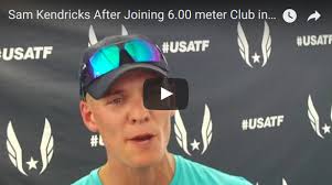 Sam Kendricks Talks About Joining 6-Meter Club in Pole Vault, Being Most  Efficient Vaulter in the World
