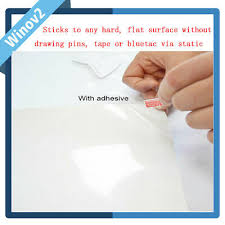 Magic Whiteboard Sheets A1 White Dry Erasable Paper Plain