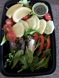 Always Prepping My Lunch Ahead Of Time Sardines With Veggies And Olive Oil Healthy Food To Make Nutrition