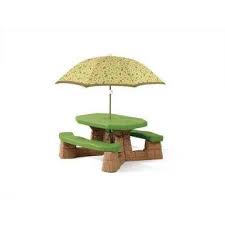 Amazon Com Step2 Naturally Playful Picnic Table With Umbrella Toys Games 80 On Amazon Kids Picnic Table Kids Picnic Picnic Table With Umbrella