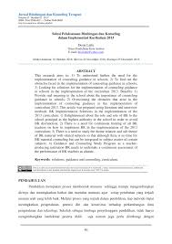 Maybe you would like to learn more about one of these? Pdf Solusi Pelaksanaan Bimbingan Dan Konseling Dalam Implementasi Kurikulum 2013