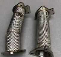 304 stainless steel exhaust downpipe for Chevrolet corvette ...