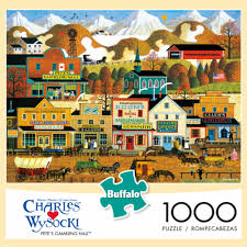 Fun group games for kids and adults are a great way to bring. Buffalo Games Charles Wysocki Pete S Gambling Hall Jigsaw Puzzle 1000 Pc Fry S Food Stores