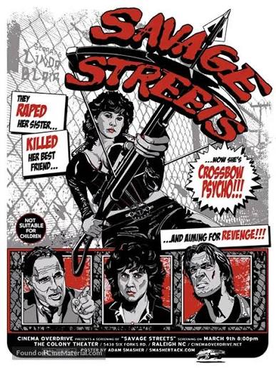 Savage Streets (1984) movie poster