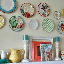 Pioneer Woman Dishes Plate Wall Above The Fireplace Life On Lemon Lane Blog Pioneer Woman Kitchen Decor Dining Room Remodel Plates On Wall