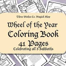 Includes images of baby animals, flowers, rain showers, and more. Beltane Coloring Page May Day Sabbath Wheel Of The Year Etsy