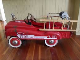 Fire Chief Pedal Car On Ebay Pedal Cars Kids Ride On Fire Trucks