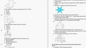 Soal Dan Kunci Jawaban Pts Semester 2 Kelas 6 Matematika Sekolahdasar Net