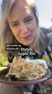Dutch Apple Pie 🥧 the recipe can be found in Ms. American Pie by Beth M  Howard #dutchapple #fallfood #grantwood #americangothic #apple #pie  #thanksgivingdinner