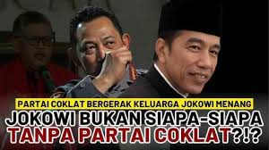 VIRAL Akun Div Humas Polri Unggah Foto Jokowi, Kuatkan Narasi Partai  Cokelat, Warganet: Masih Jokowi Presidennya? - DEMOCRAZY News