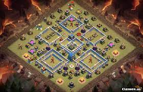 Best th9 war base 2018 with bomb tower anti everything anti valkyrie anti 2 star anti 3 star anti bowler anti hog anti gowipe. Town Hall 12 Th12 War Base Anti 3 Star 5 Square With Link 8 2019 War Base Clash Of Clans Clasher Us