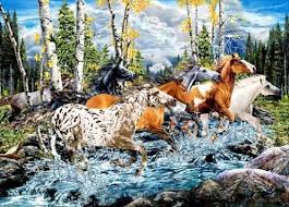 How Many Horses Can You Find On This Picture C Steven Gardner Horses Optical Illusions Horse Artwork