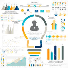 Creative Timeline Infographic Elements With Statistical