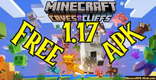 Minecraft pocket edition is the android version of everyone's favorite sandbox with pixel graphics. Download Minecraft Pe 1 17 41 01 Mcpe Apk Caves Cliffs Update