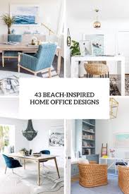 Shop frontgate variety of luxury indoor decor such as office accessories office accessories. 43 Beach Inspired Home Office Designs Digsdigs